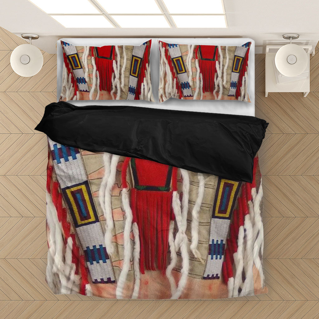 White Fringed Wire Bedding Set