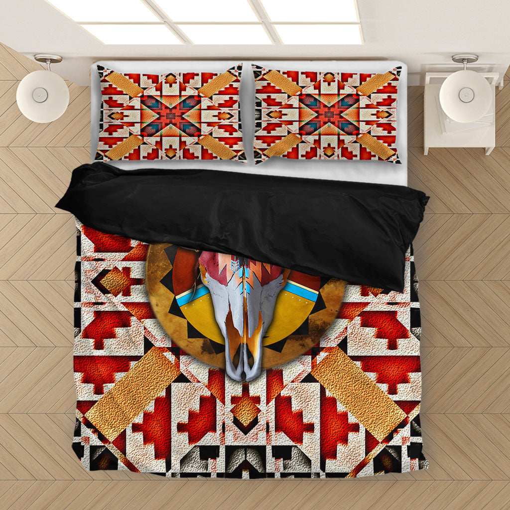 Buffalo Floating Color Motifs Bedding Set