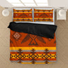 Orange Native Pattern Bedding Set