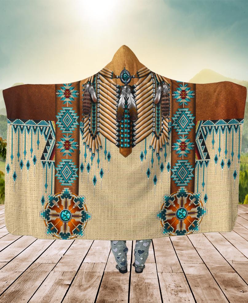 American Native online Indian Hooded Blanket