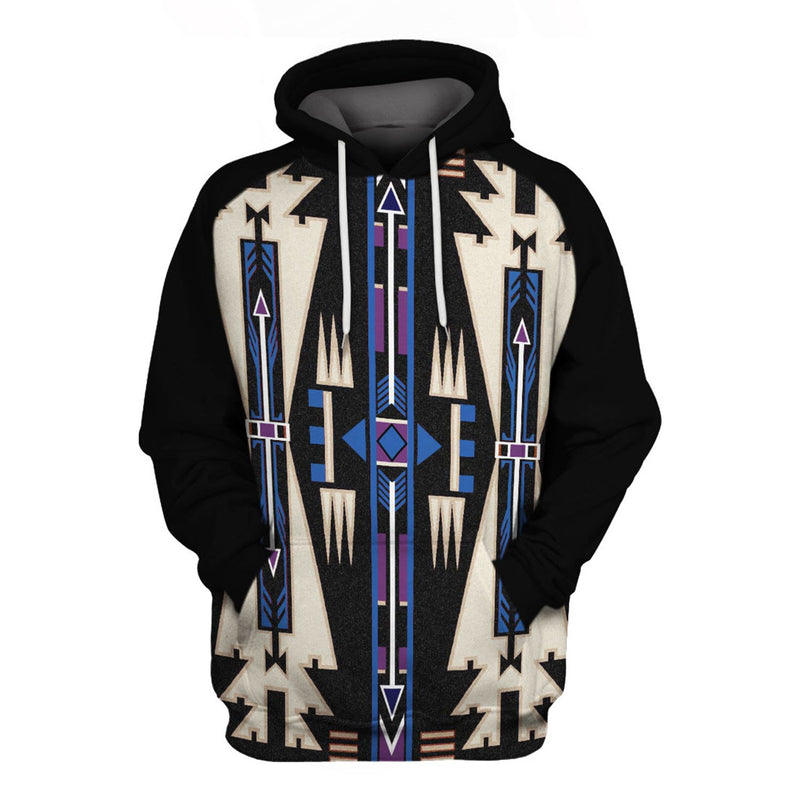 Native American Blue Culture Hoodie Legging Set NBD