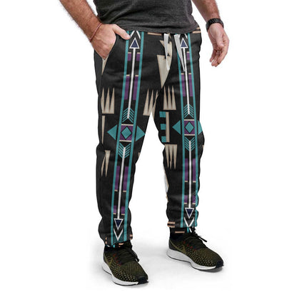 Teal Pattern Native Sweatpants NBD