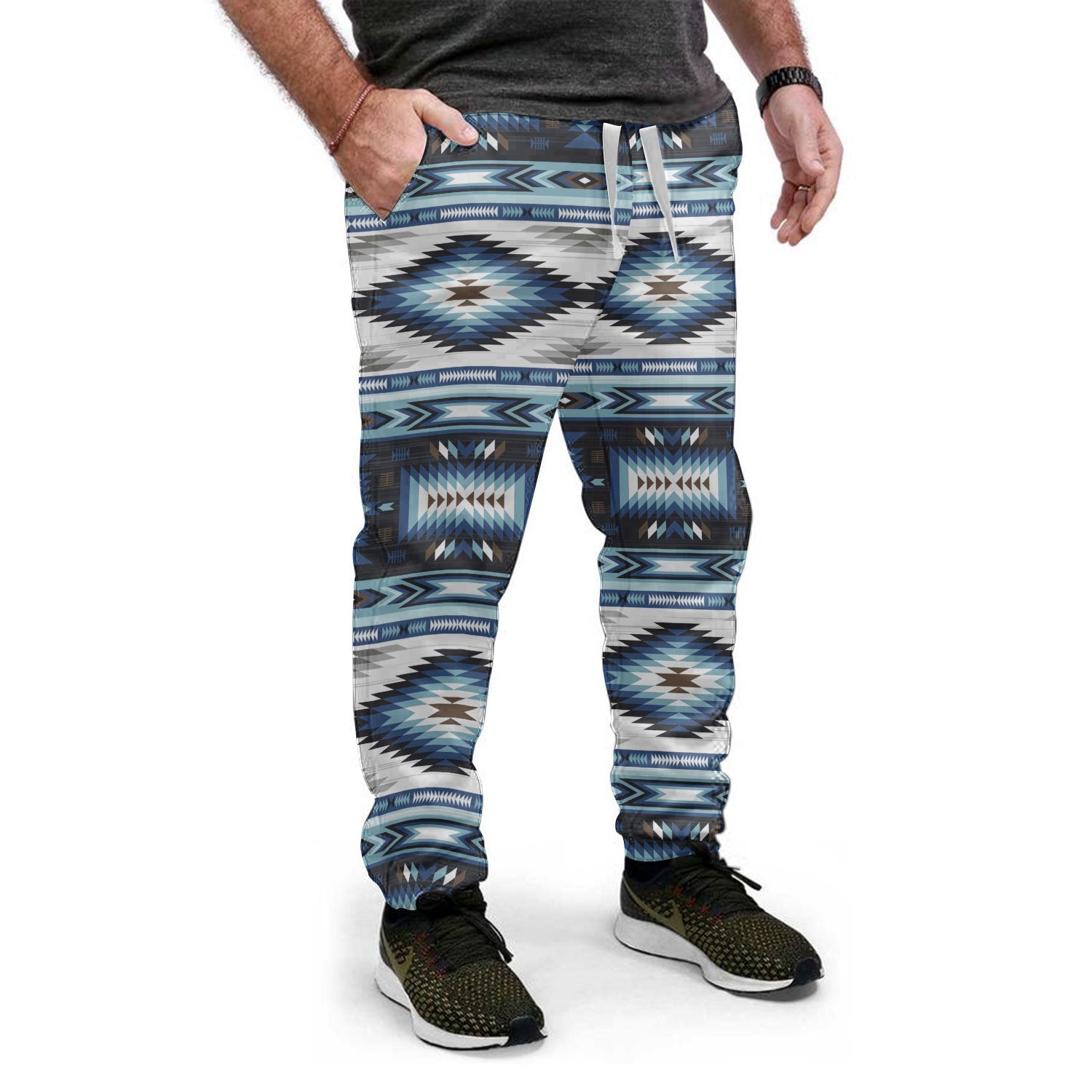 Blue Patterns Sweatpants NBD