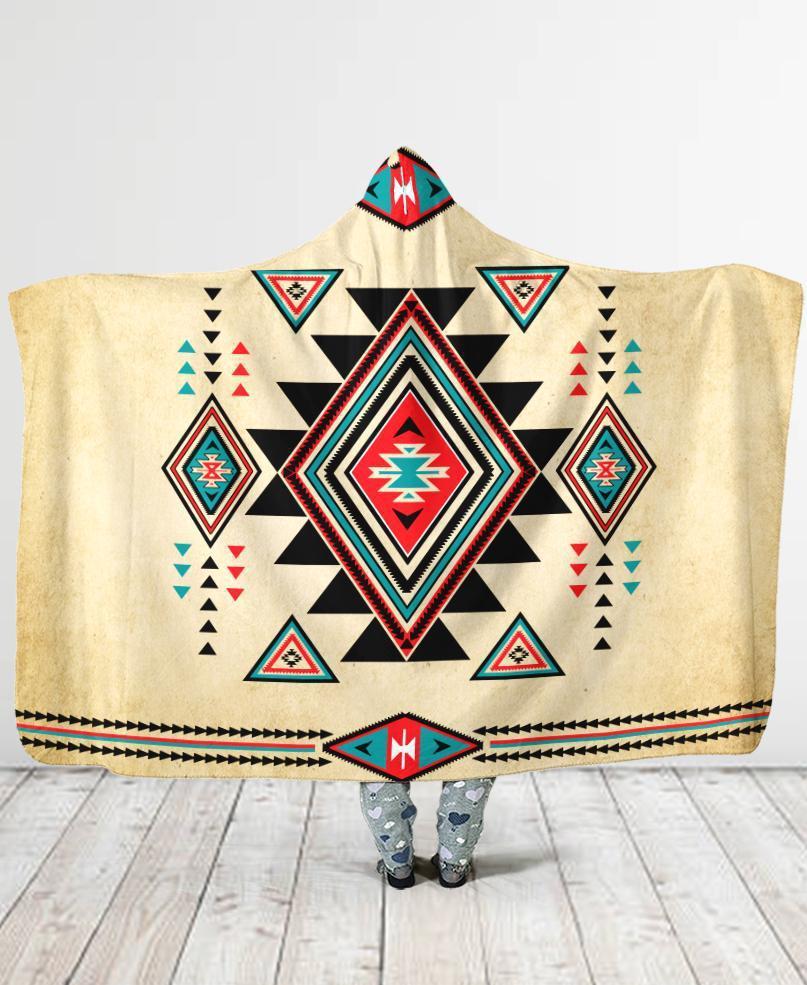 Light Colored Hooded Blanket NBD
