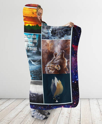 Native American Hooded Blanket NBD