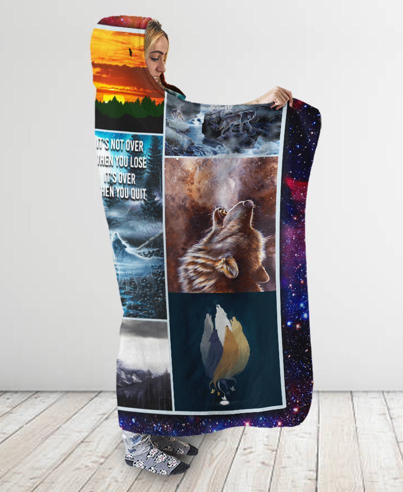 Native American Hooded Blanket NBD