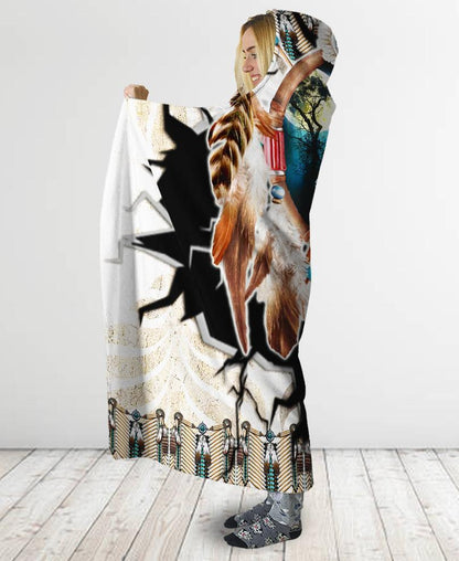 Wolf Hooded Blanket NBD