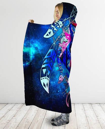 Wolf Galaxy Hooded Blanket NBD