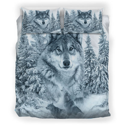 White Wolf Native American Bedding Set