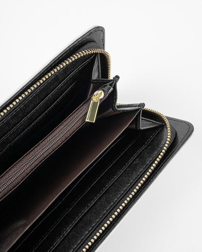 CUSTOM NAME HERE - Native American Wolf Womens Clutch Purse NBD