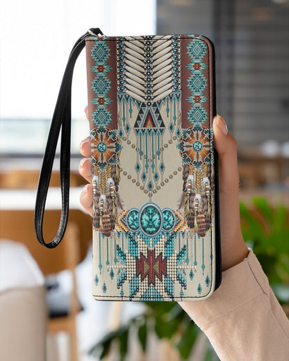 Native American Wolves Womens Clutch Purse 08 NBD