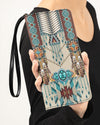 Native American Wolves Womens Clutch Purse 08 NBD