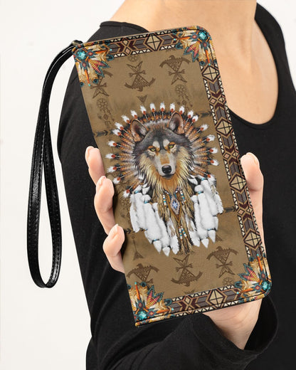 Native American Wolves Womens Clutch Purse 11 NBD