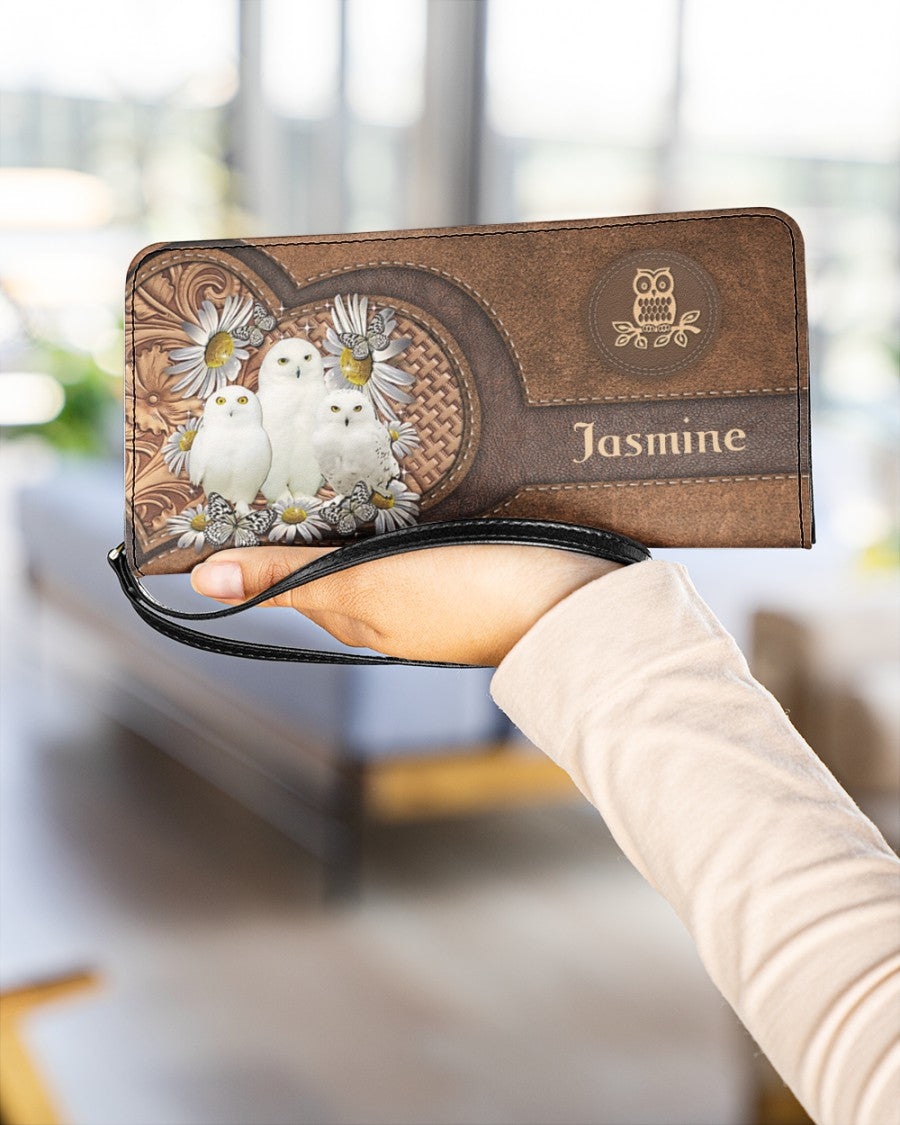 CUSTOM NAME HERE - Native American Wolves Womens Clutch Purse 07 NBD