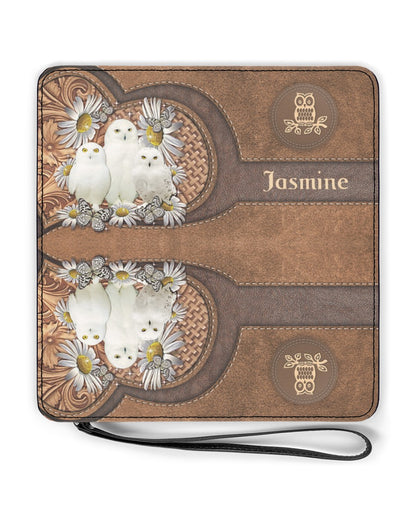 CUSTOM NAME HERE - Native American Wolves Womens Clutch Purse 07 NBD