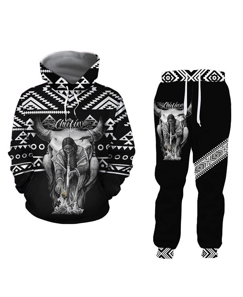Black Native Hoodie Legging Set NBD