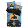 Blue Native Ride Horse Bedding Set