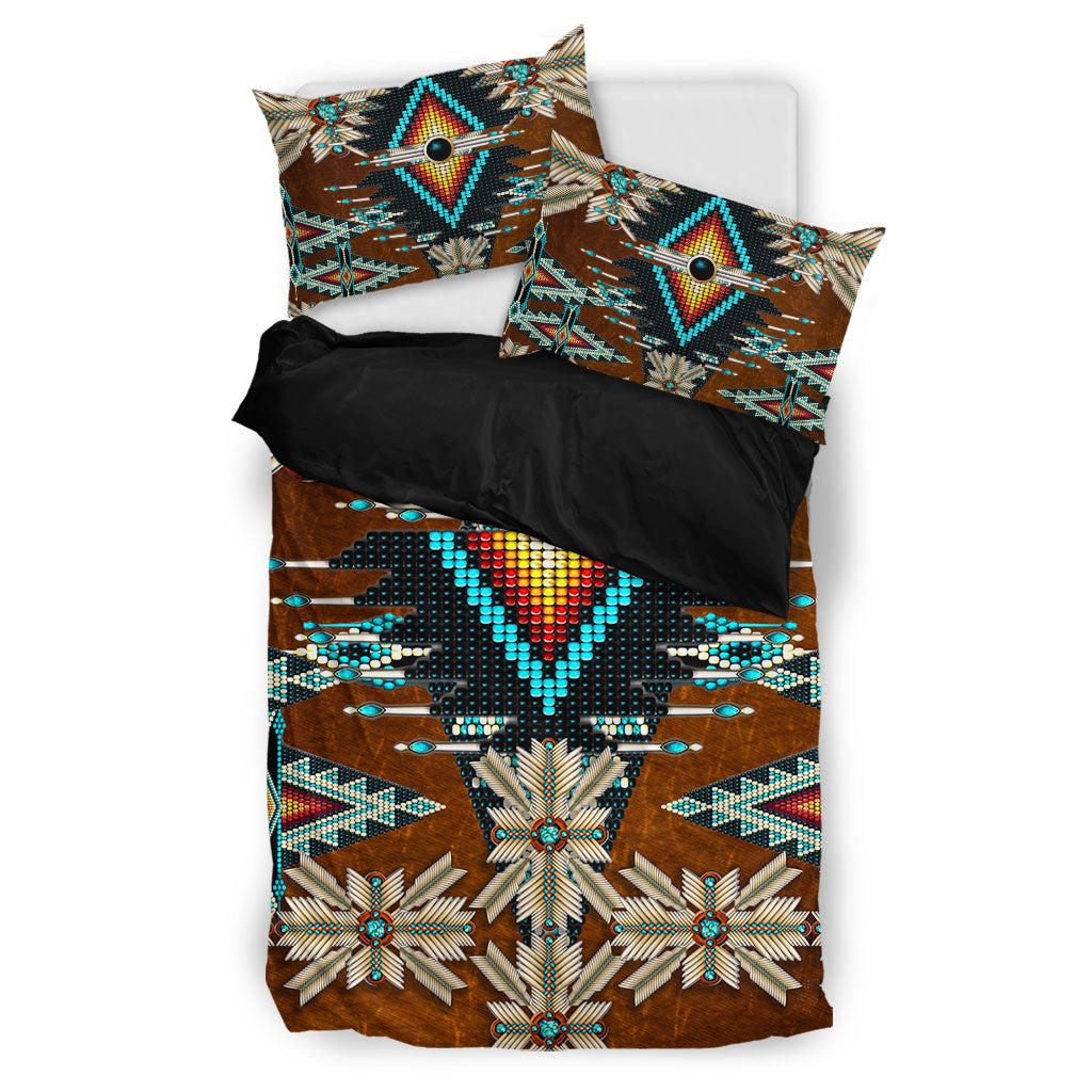 Native Pattern Brown Bedding Set