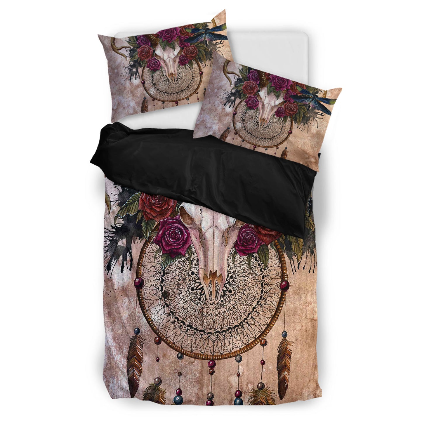 Buffalo Skull Bedding Set