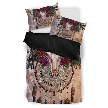 Buffalo Skull Bedding Set