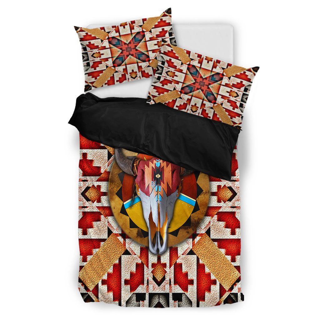Buffalo Floating Color Motifs Bedding Set