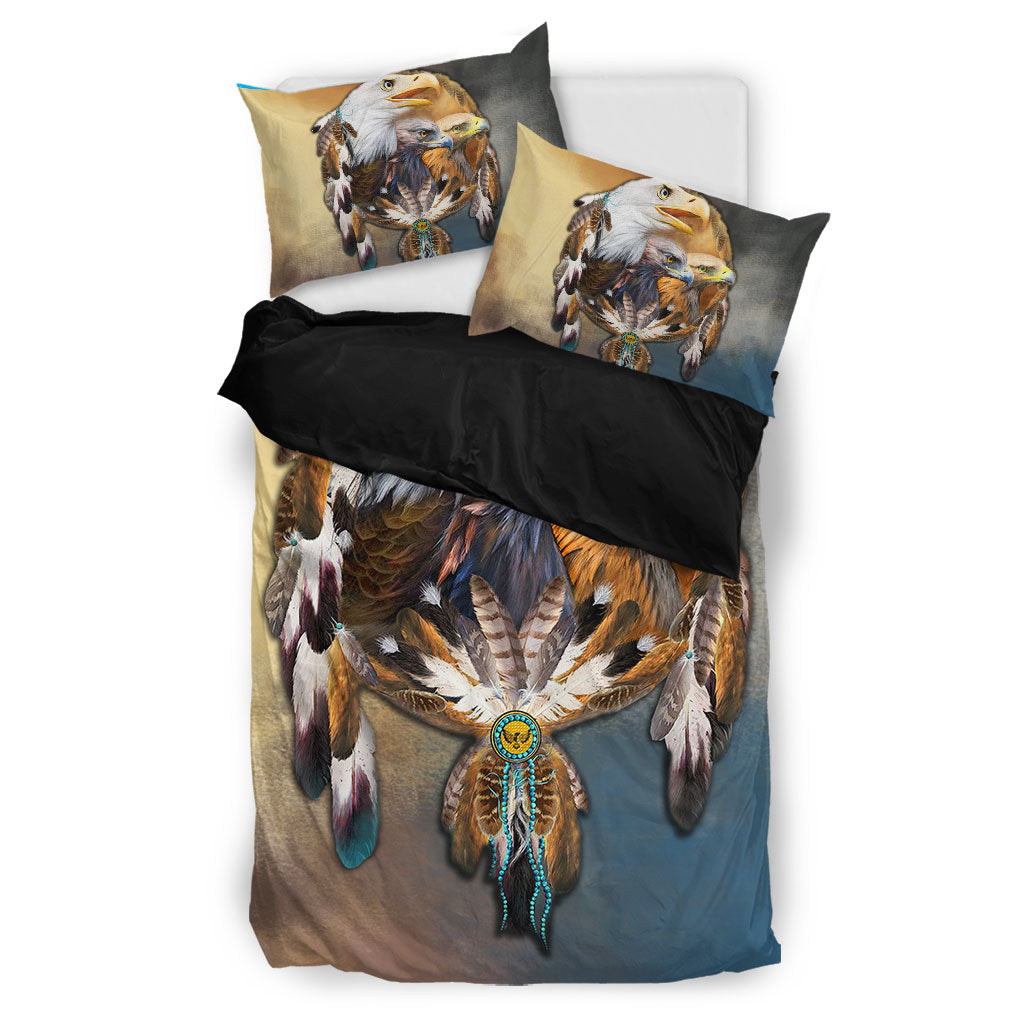 Two Eagle Dreamcatcher Bedding Set