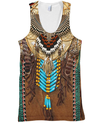 Native Fringed Motifs 3D Hoodie - Native American Pride Shop