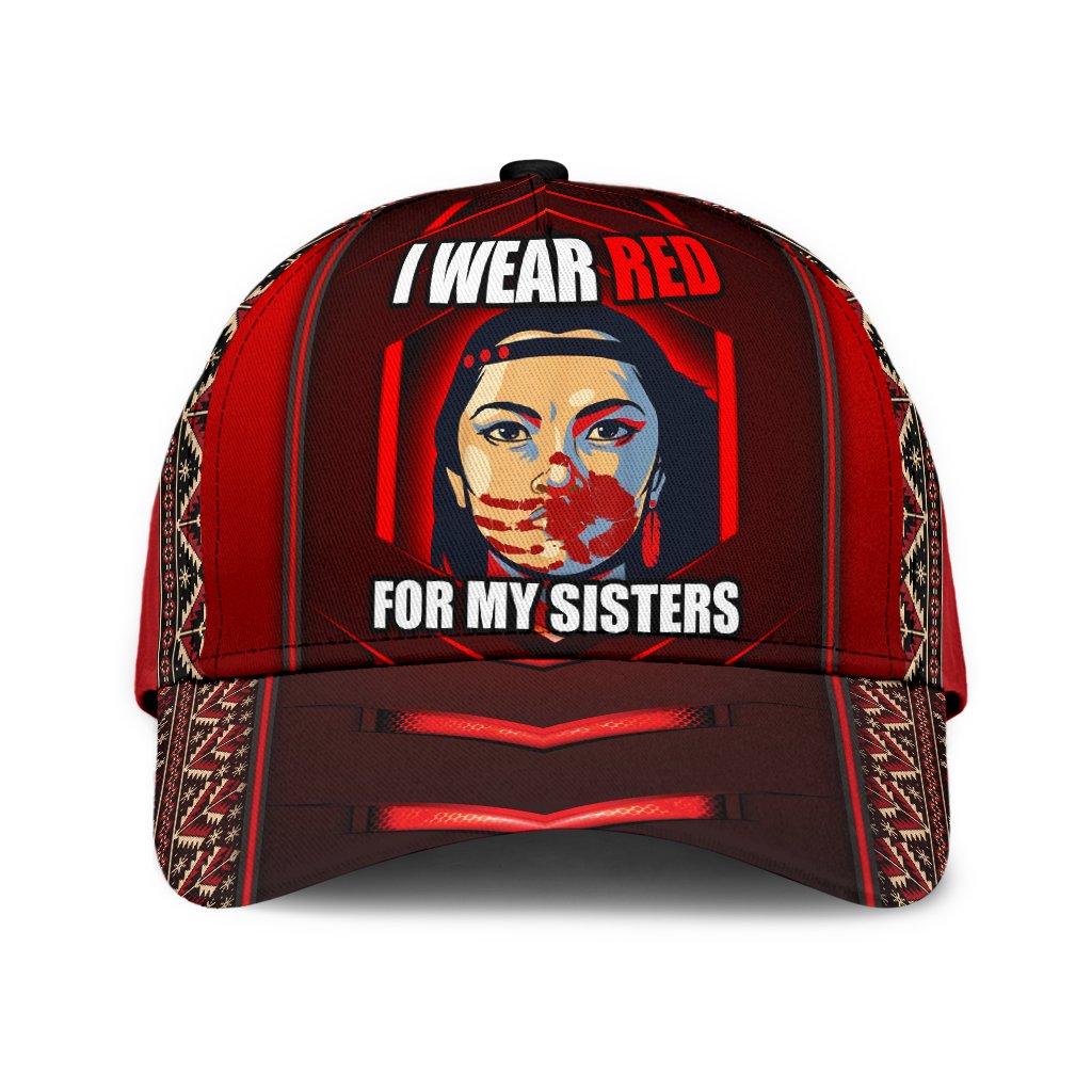 Red Native Caps Native American I Wear Red - Cap - Native Heritage Store