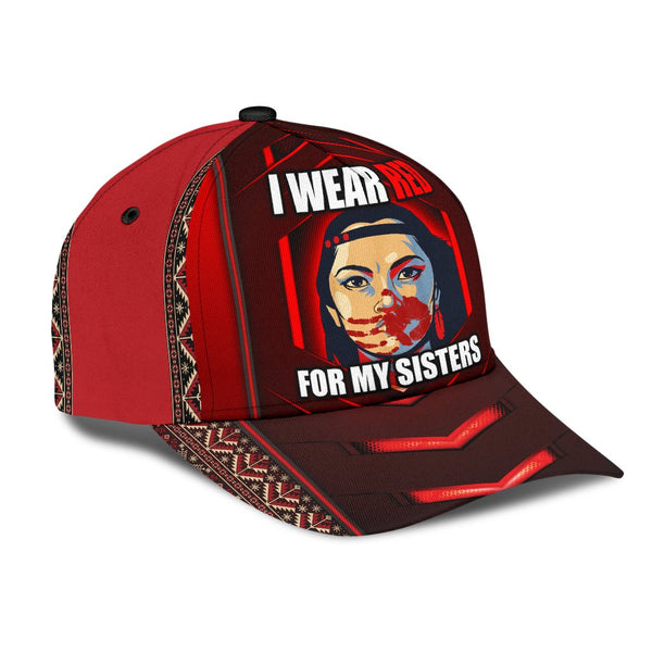 Red Native Caps Native American I Wear Red - Cap - Native Heritage Store